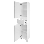 Пенал напольный Azario KANTRI 40 400х300х1900 левосторонний, белый глянцевый (CS00097261)