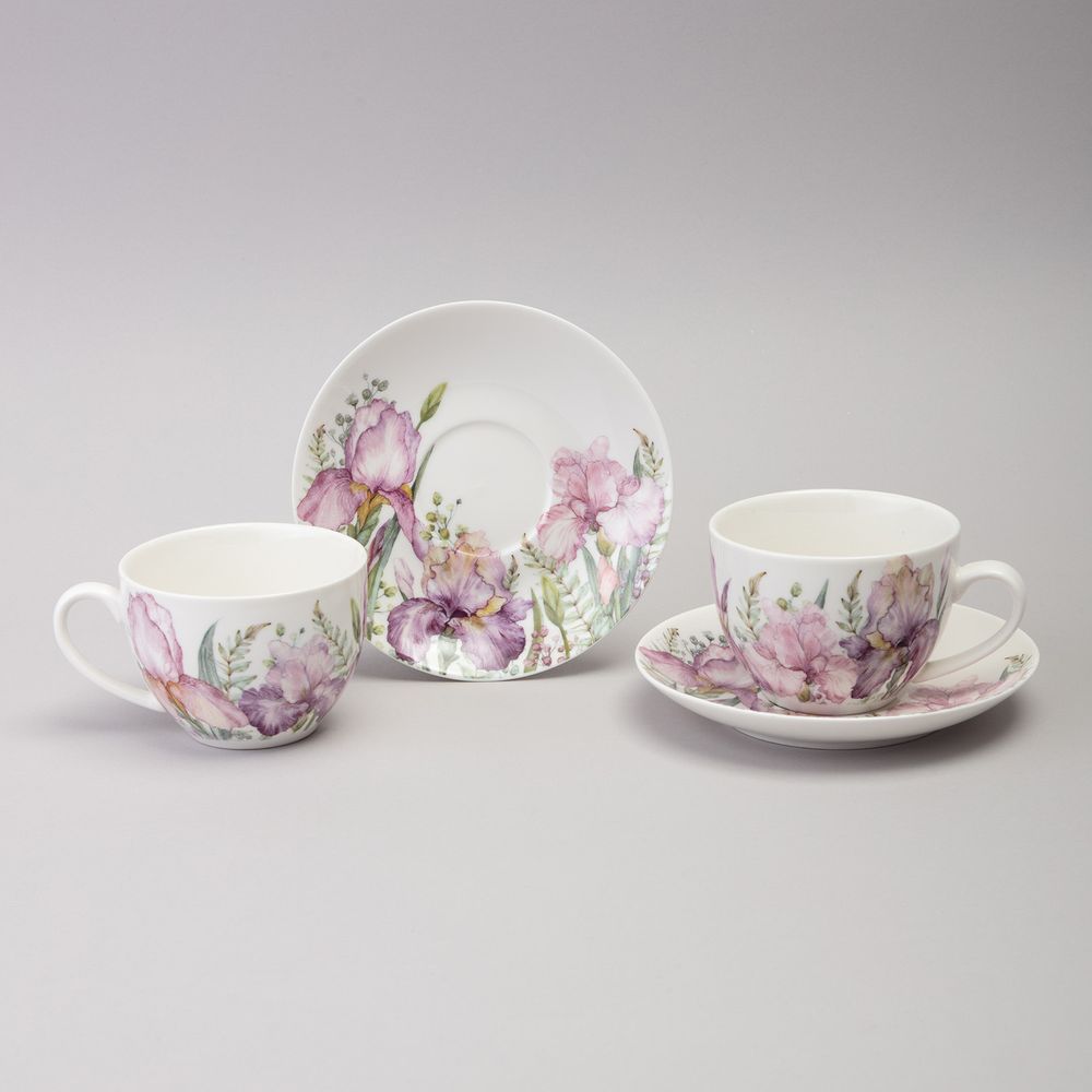 ЧАЙНЫЙ НАБОР LEFARD "IRISES" НА 2 ПЕР. 4 ПР. 275 МЛ (КОР=16НАБ.)