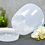 Горшок для орхидеи Адель прозрачный 1,5л