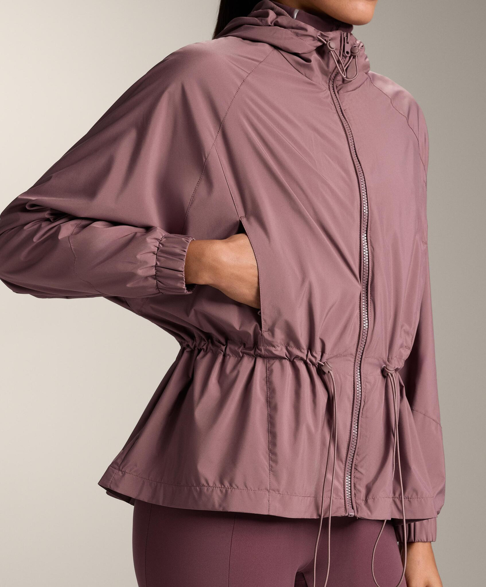 Oysho Водоотталкивающая ветровка, розово-лиловый