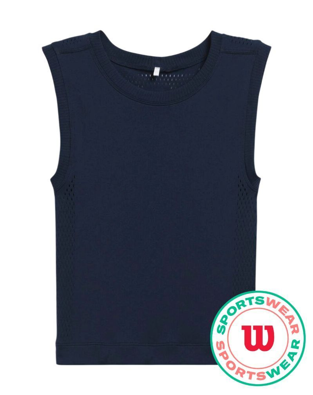 Женский топ теннисный Wilson Pro Seamless Tennis - небесный