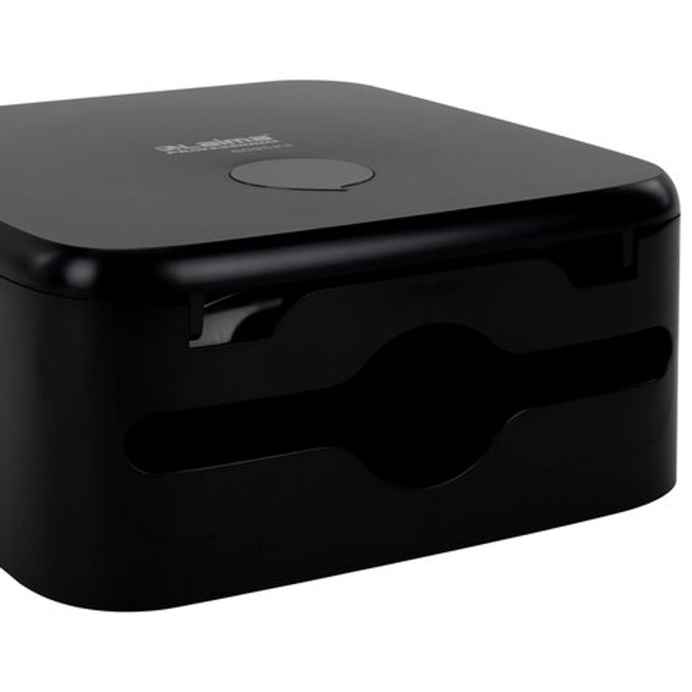 Диспенсер для полотенец LAIMA PROFESSIONAL PREMIUM BLACK (Система H3), V-сложения, черный, ABS-пластик, 609523