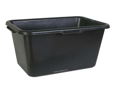Контейнер строительный 90л прямоуг (черный)