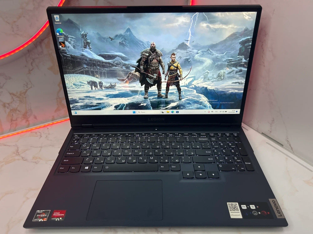 Ноутбук Lenovo Legion 5 15ACH6H (82JU005GRU) 15,6"/AMD Ryzen 7 5800H/RAM 16GB/SSD 1024GB/GeForce RTX 3070 8GB/1920*1080/IPS 165Hz/Windows 11/Подсветка кл-ры: LED/черная