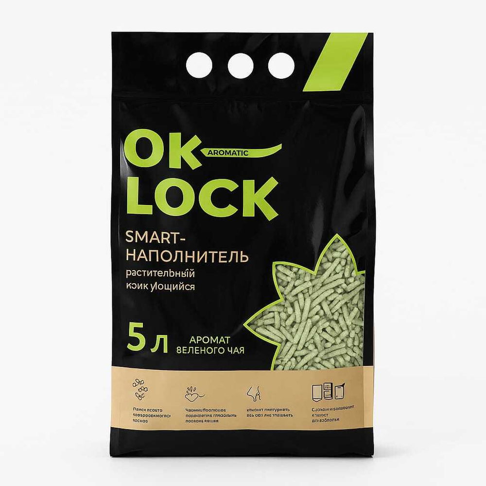 Наполнитель OK-LOK аромат Зеленого чая 5 л