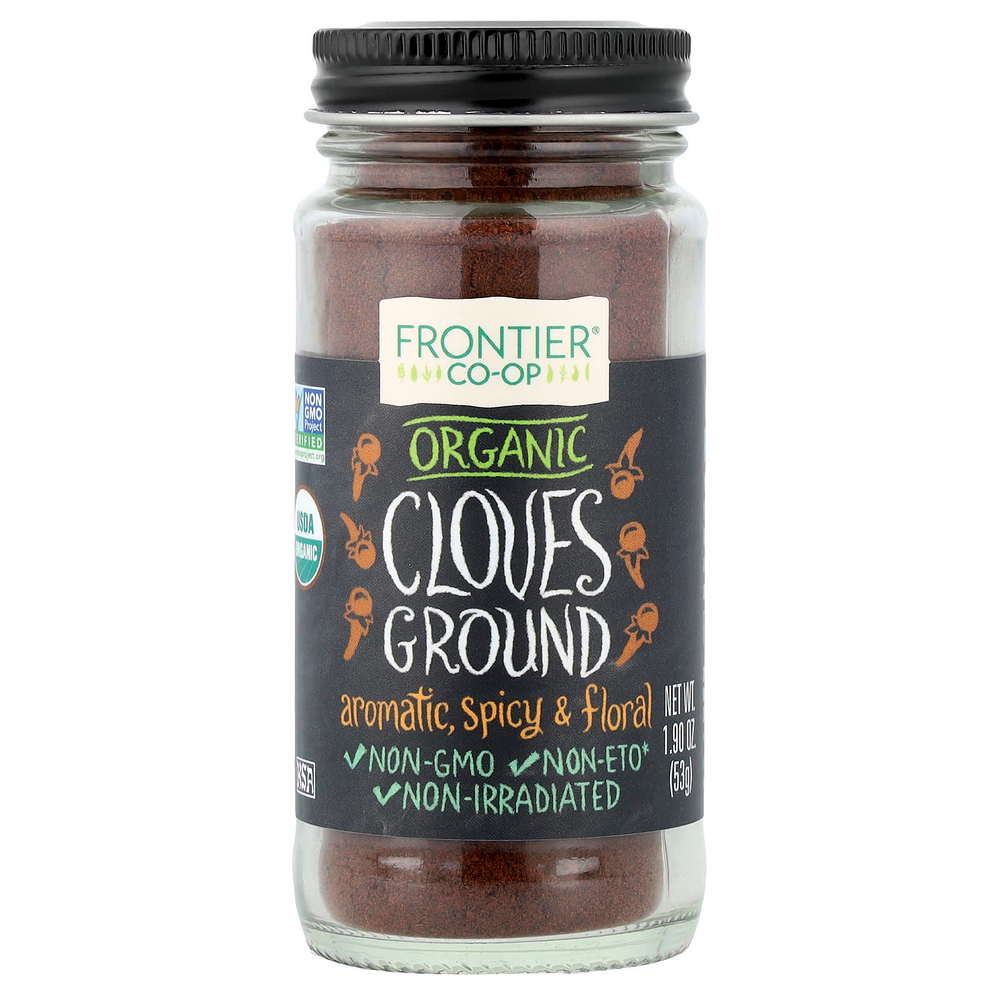 Frontier Co-op, органическая гвоздика, молотая, 53 г (1,9 унции)