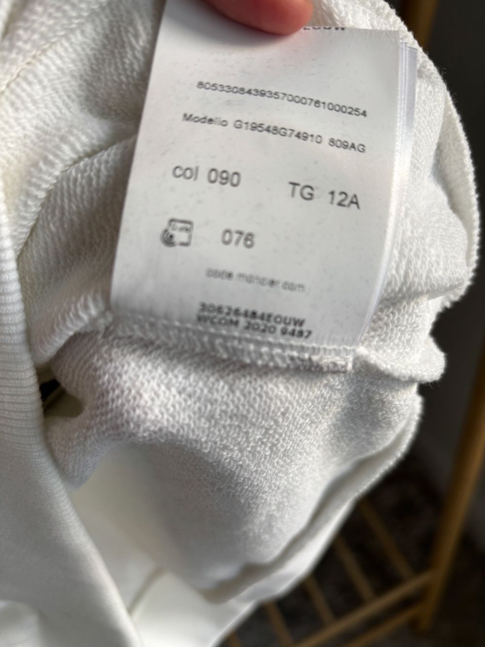 Хлопковая толстовка Moncler, 152