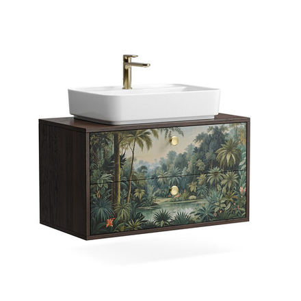 Тумба для ванной подвесная WPR 34