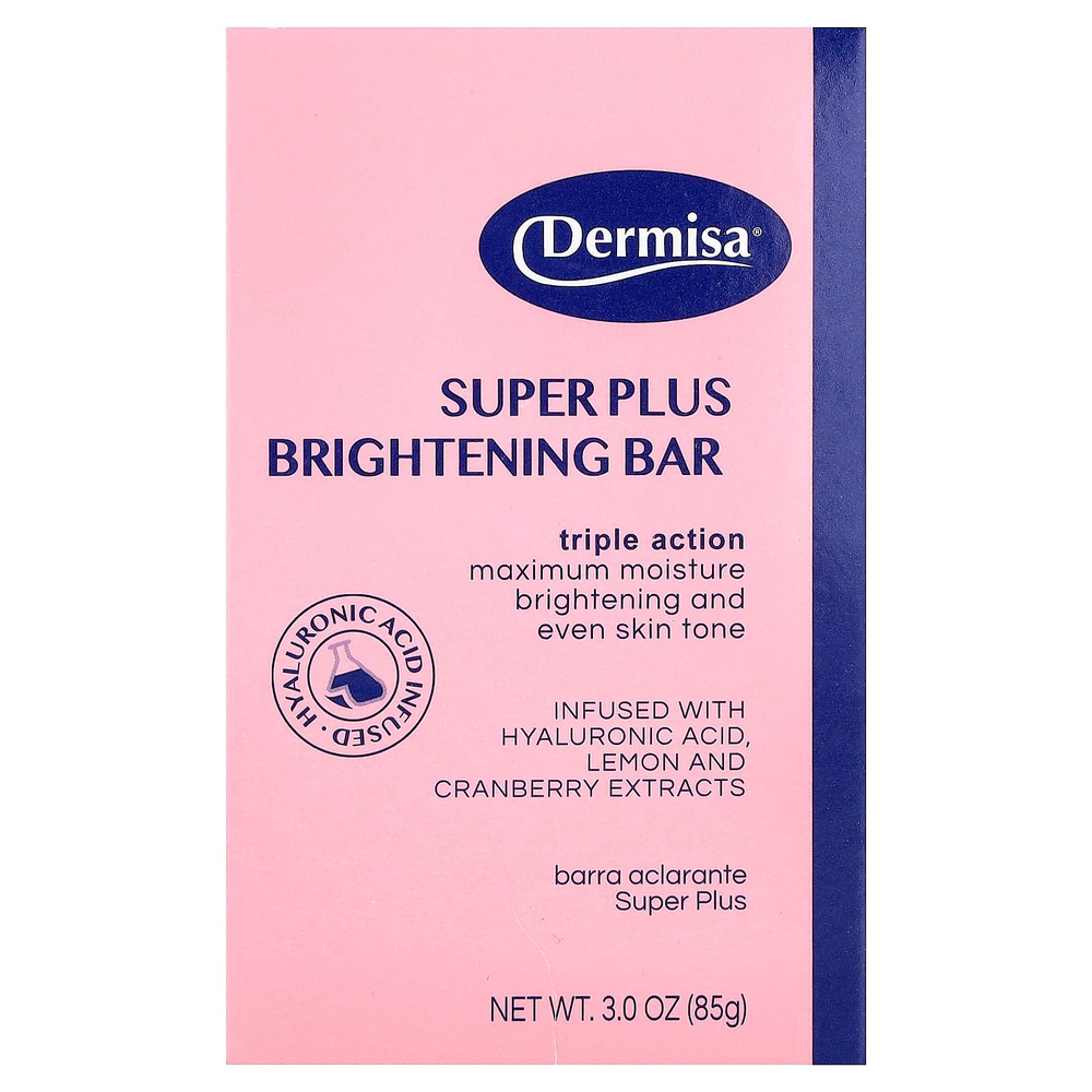 Dermisa, Super Plus, осветляющее кусковое мыло, 85 г (3 унции)