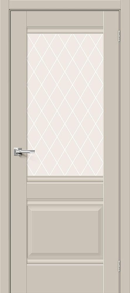 Прима-3 Cream Silk / White Сrystal