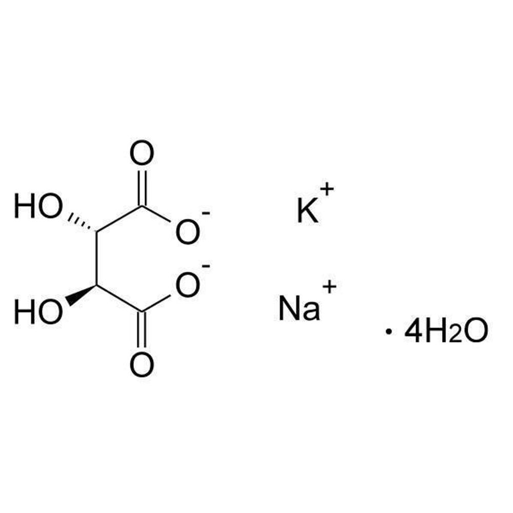 калий-натрий виннокислый тетрагидрат формула