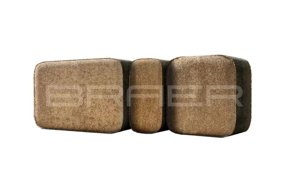 Тротуарная плитка Braer Классико, Color Mix Миндаль, 60 мм