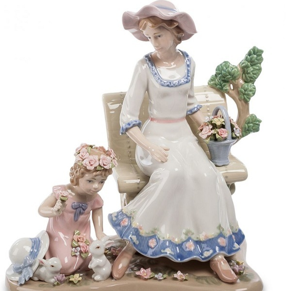 Дама с дочерью