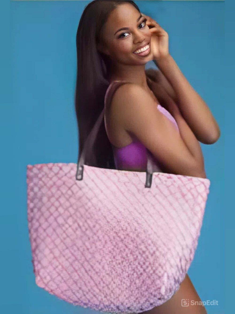 Сумка пляжная непромокаемая сиреневая Maiorca Amoena