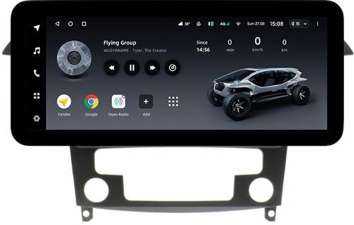Магнитола для Ford S-Max, Galaxy 2 2006-2015 (климат) - Teyes LUX ONE ROUND монитор 12.3" 2K QLED на Android 10, Быстрая, CarPlay, 4G SIM-слот