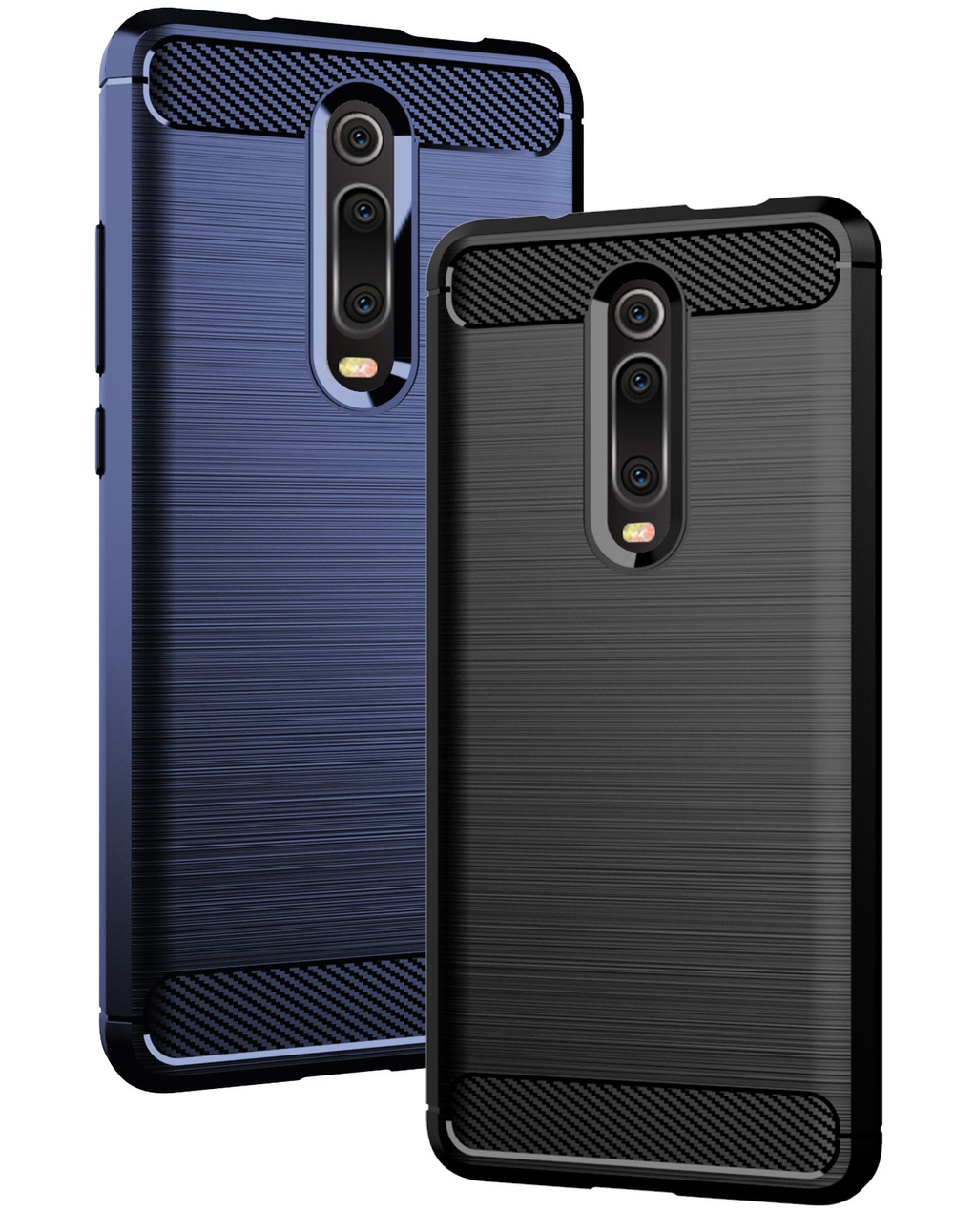 Чехол для Xiaomi Mi 9T (9T Pro, Redmi K20, K20 Pro,K20 Pro Premium) цвет Blue (синий), серия Carbon от Caseport