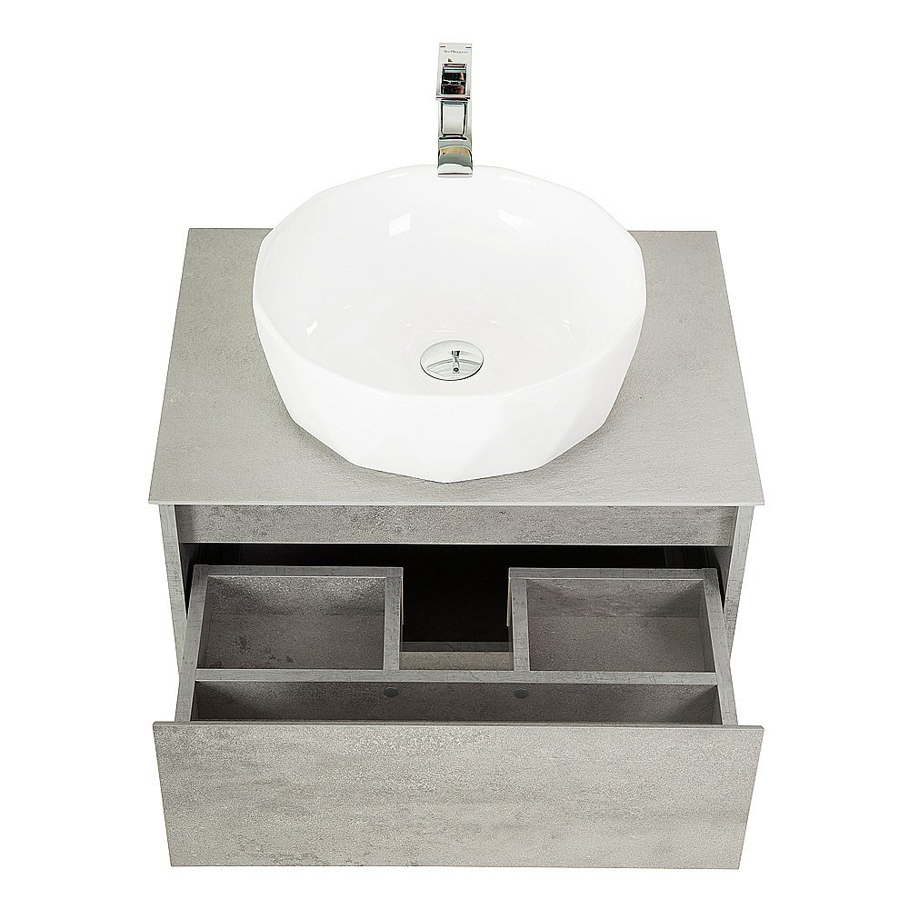 Тумба с раковиной и столешницей BelBagno KRAFT 70 Cemento Grigio