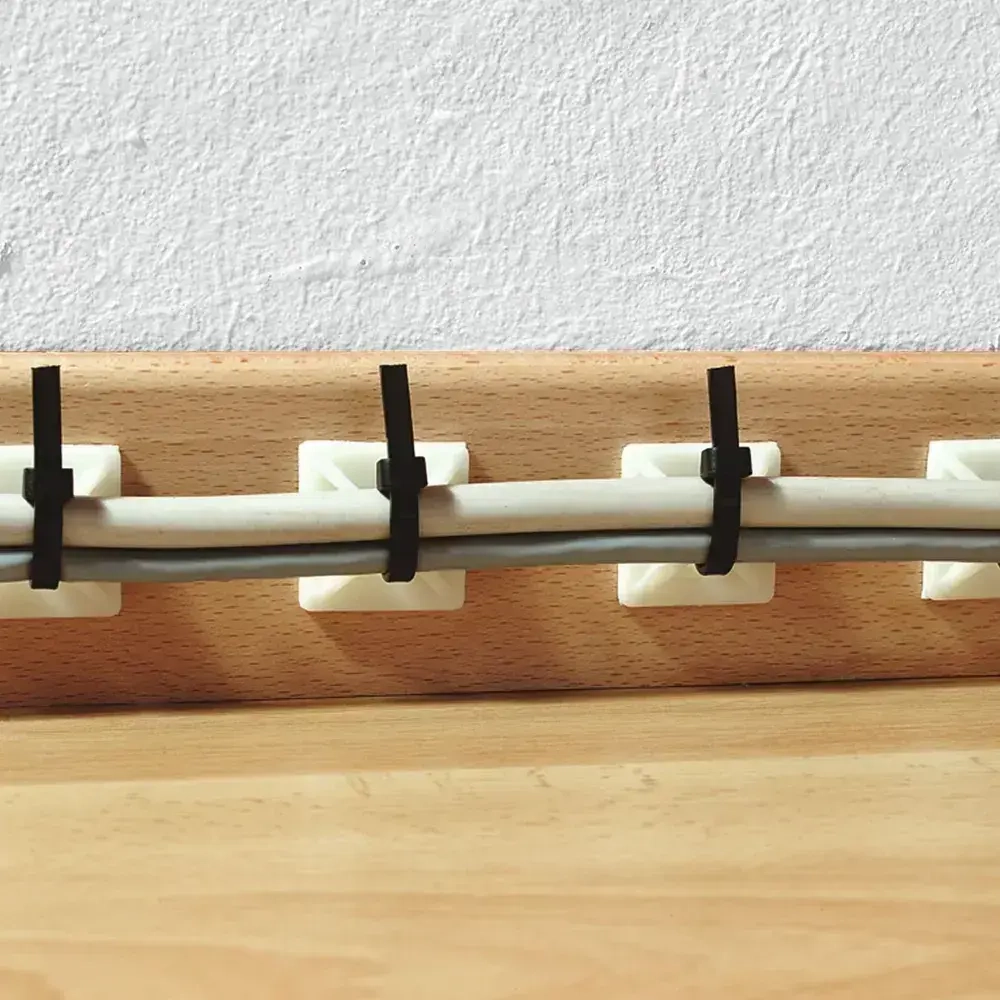 Elestarpro Площадка под хомуты 20мм x, 100 шт., Полиамид