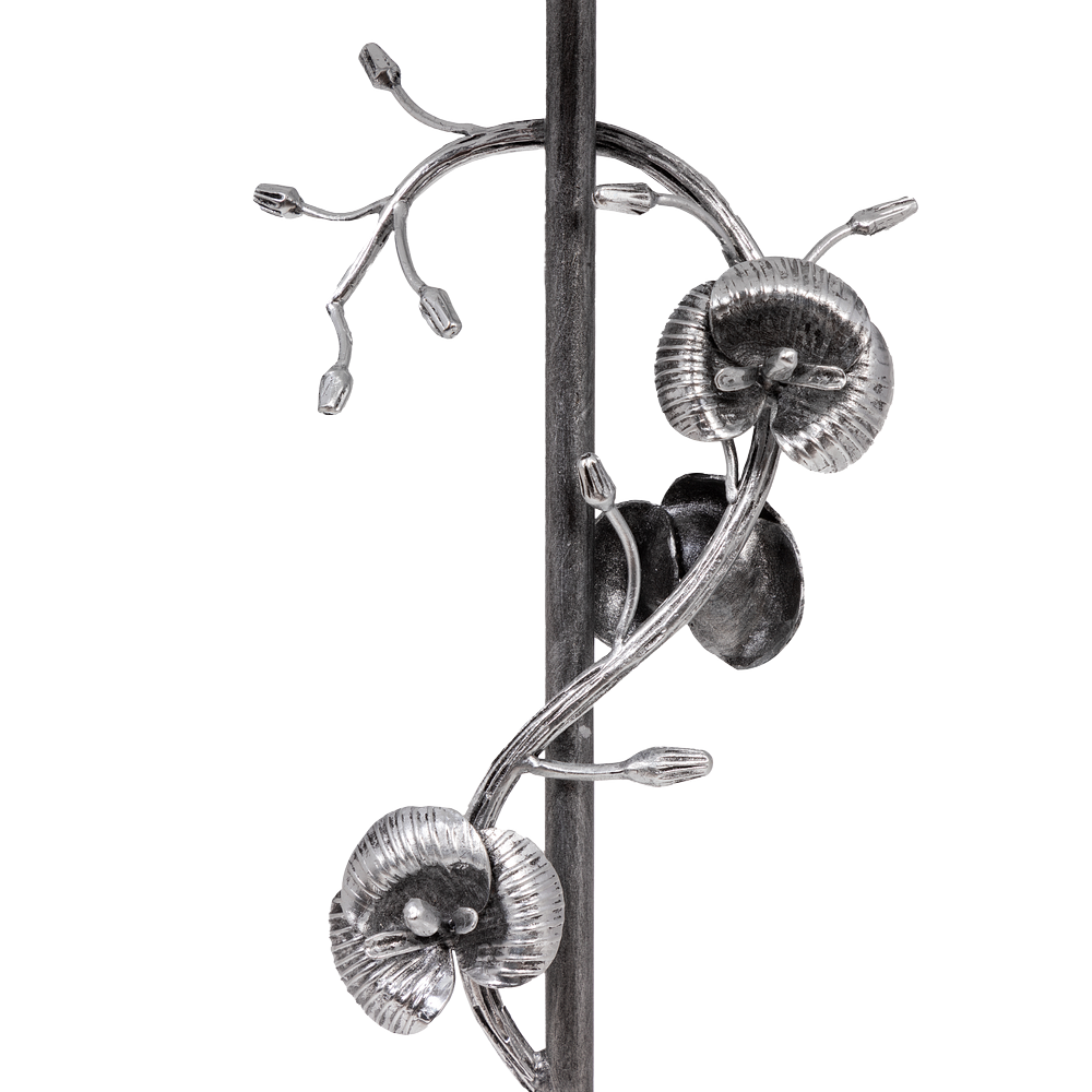 Декоративный столик Орхидея Фиори Айс Античное серебро