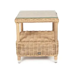 "Форио" столик кофейный из искусственного ротанга, цвет соломенный