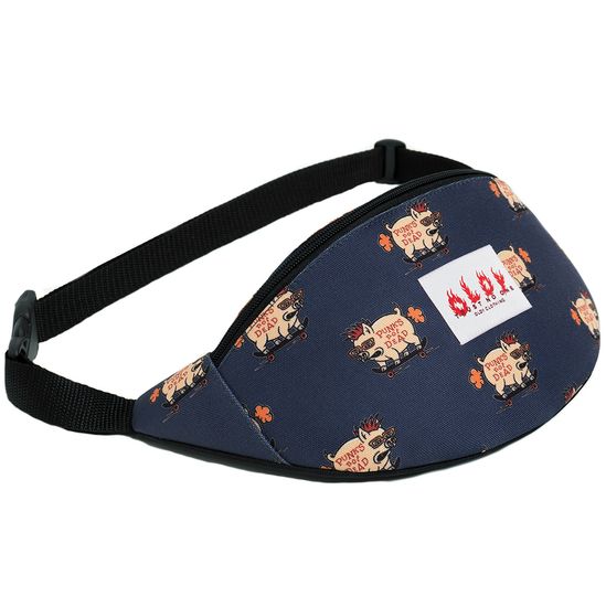 Поясная сумка OLDY. Свин. Синий