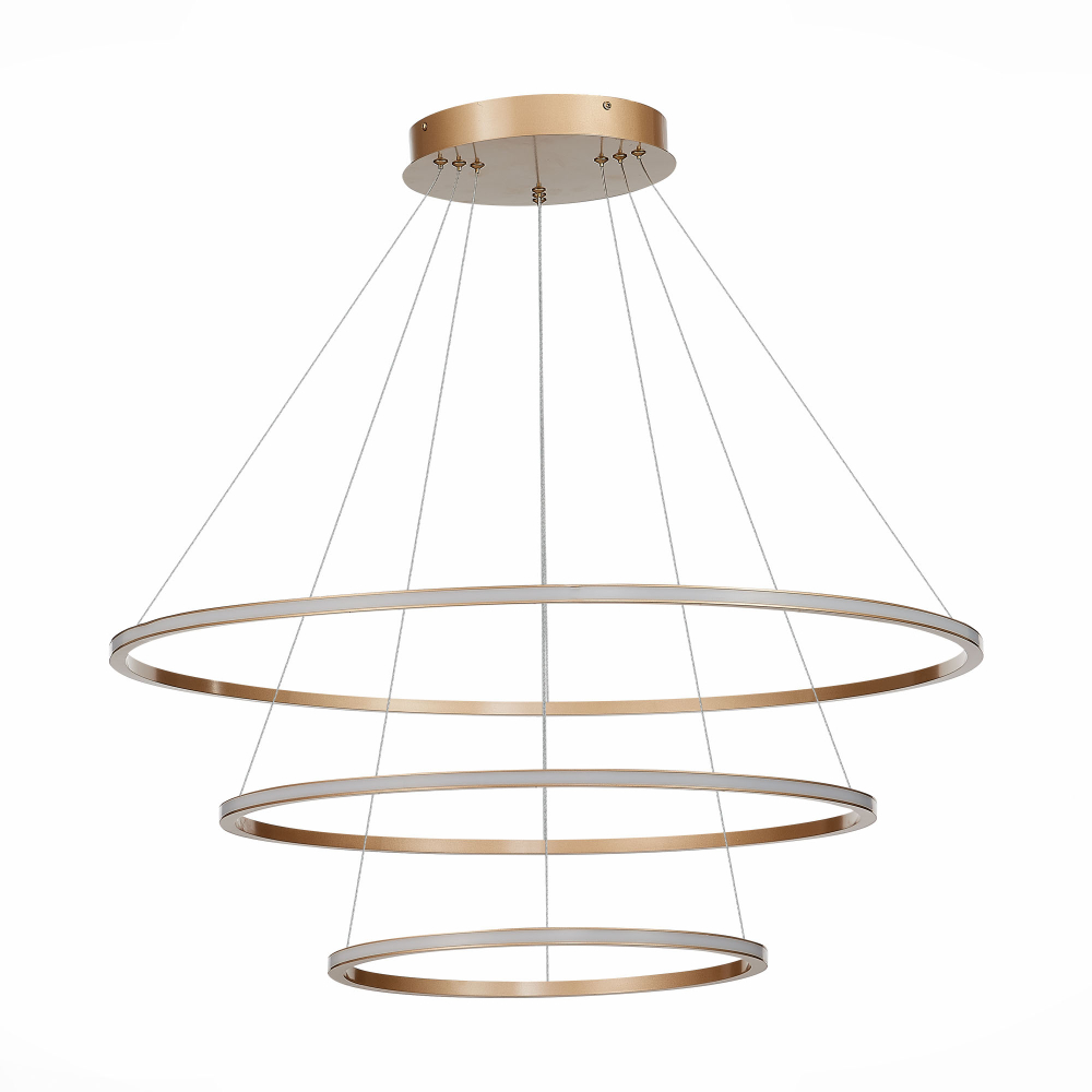 ST604.243.114 Светильник подвесной ST-Luce Золотистый/Белый LED 1*114W 4000K
