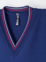 Жилет вязаный "Синий" 7+