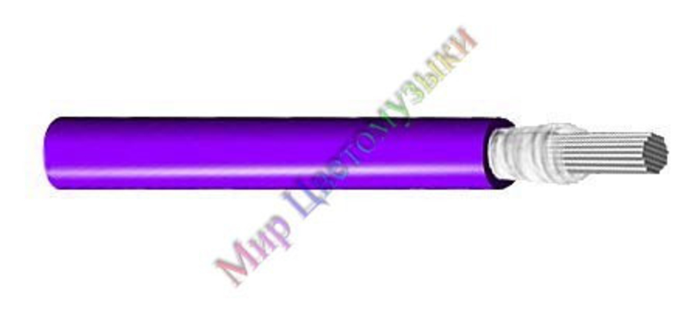 Провод круглый 1-жильный сечением 0,75 Фиолетовый