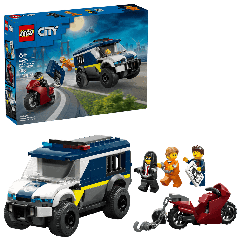Конструктор LEGO City 60479 Police Prisoner Transport Van