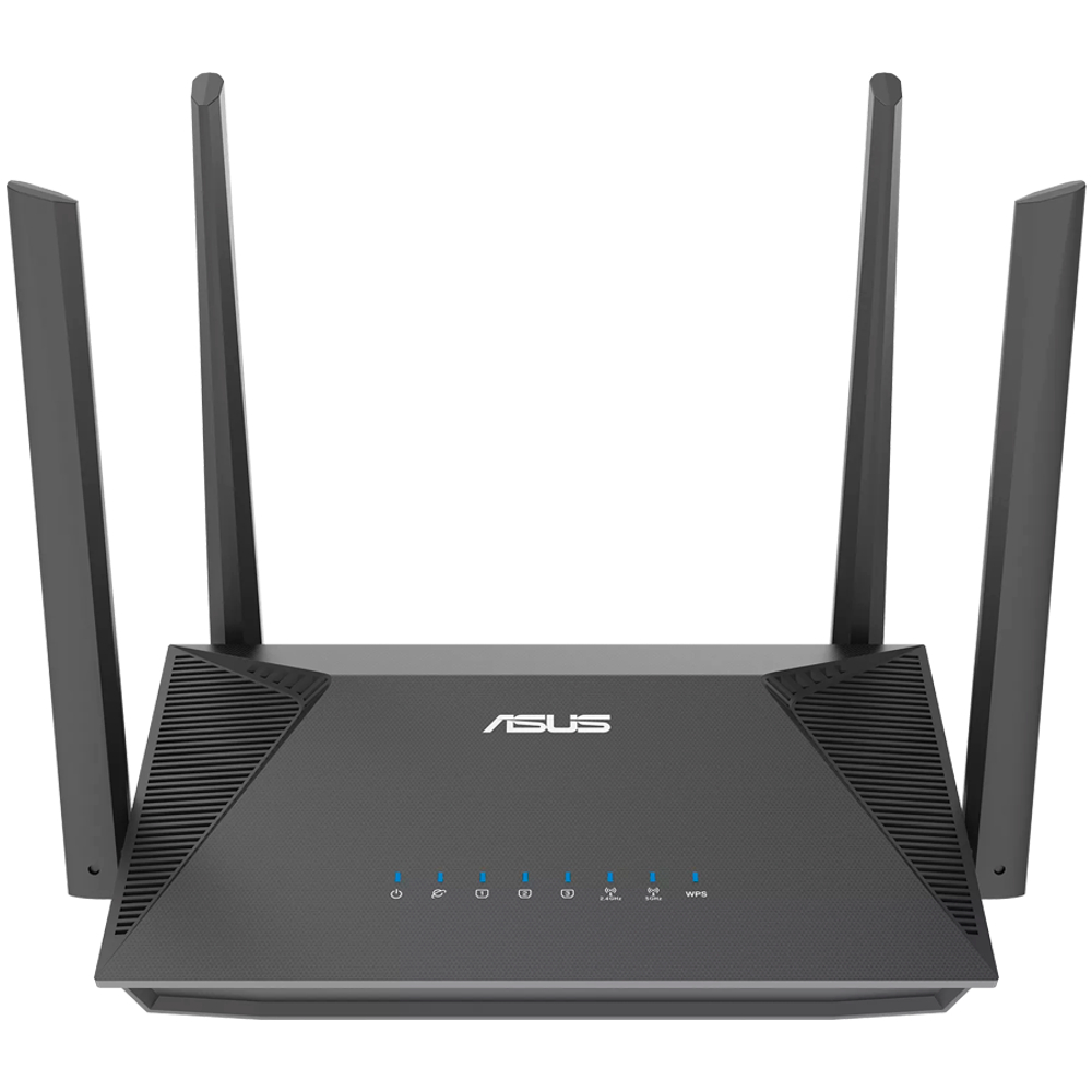 Wi-Fi Asus 802.11ax (Wi-Fi 6), 3000 Mbps, 802.1X, WAN, 4xGigabit LAN, 1xDMZ