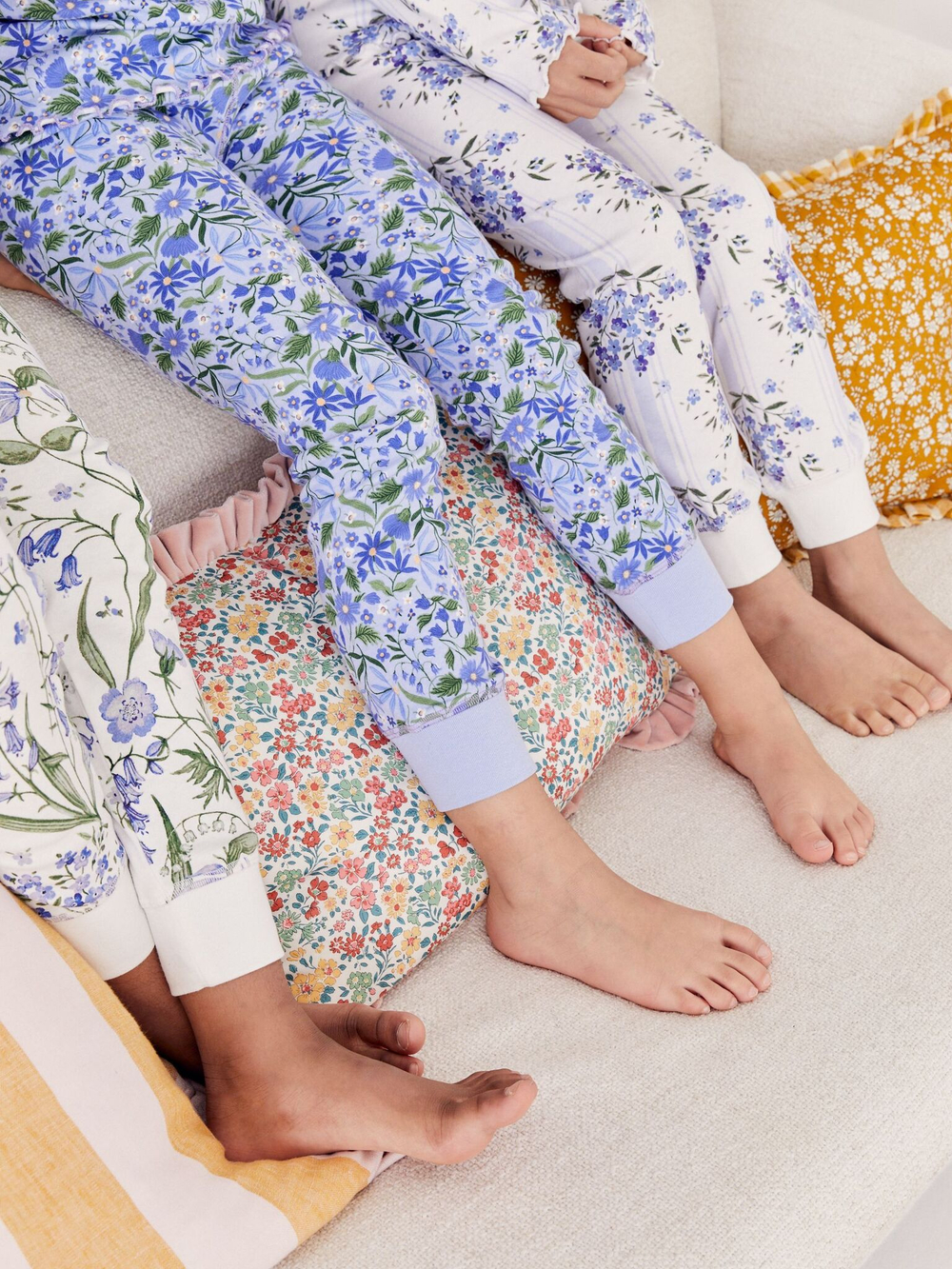 Пижама для девочки Next N39-301, 3 шт., Белый, Голубой