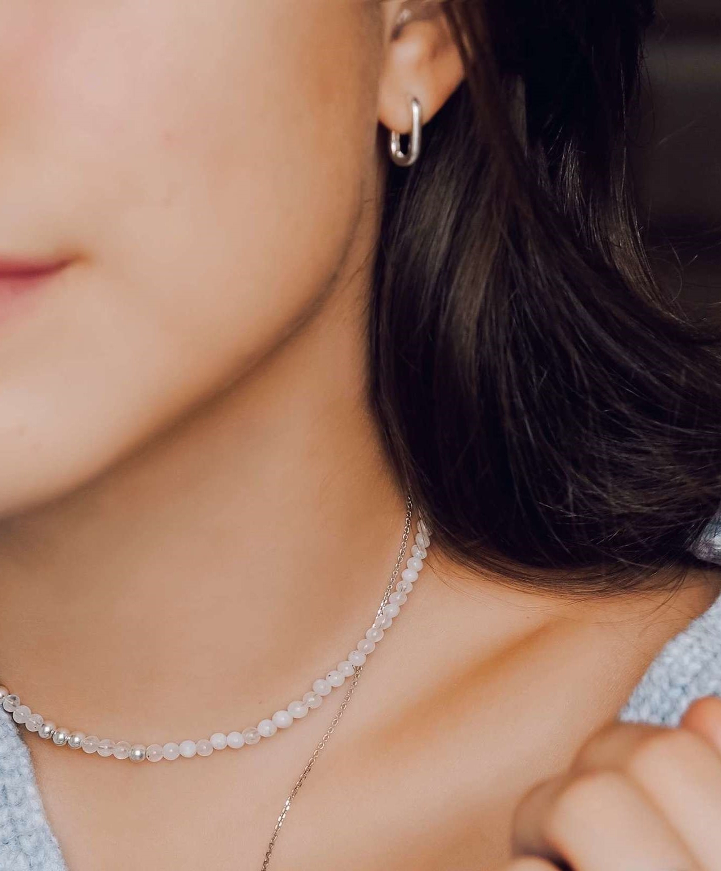 Моносерьга Square