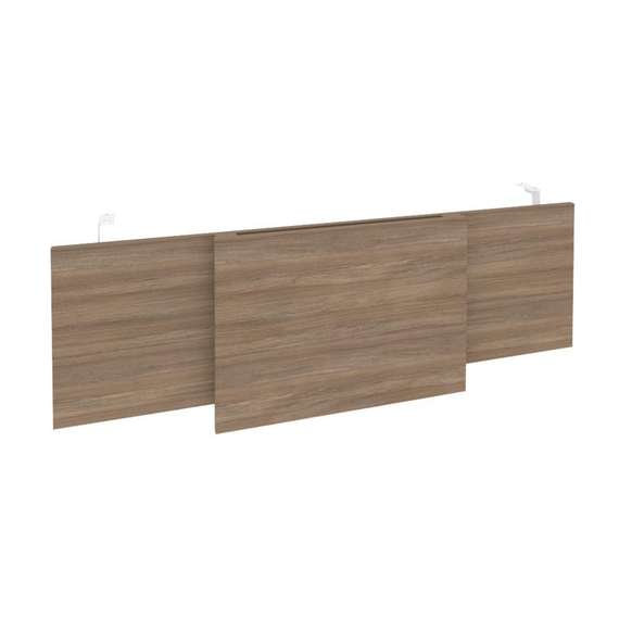 Onix Direct Царга стола руководителя O.M-CSR-4 Дуб Аризона/Металл Белый 1340*450*54