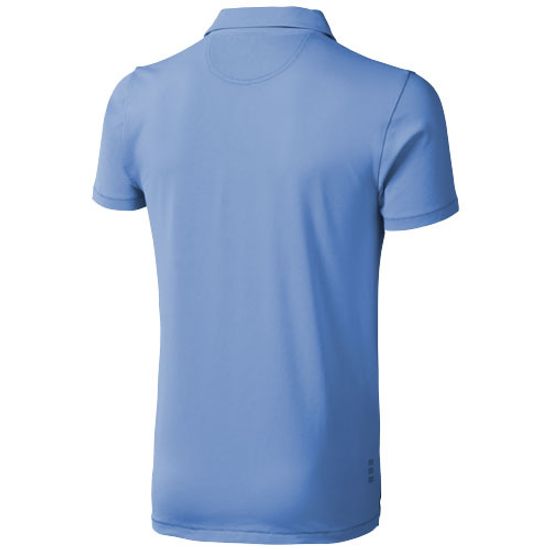 Markham мужская эластичная футболка-поло с коротким рукавом