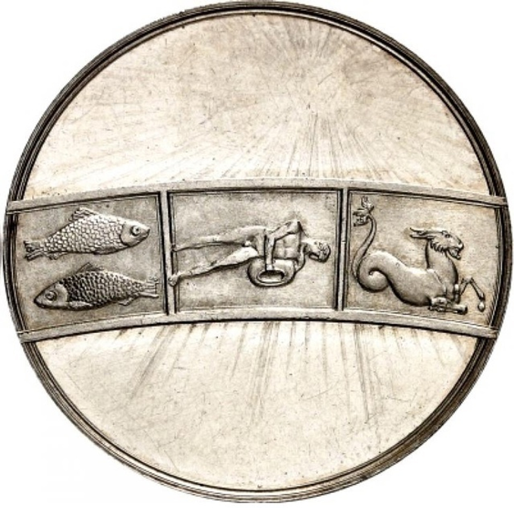ГЕРМАНИЯ, 1800, СЕРЕБРЯНАЯ МЕДАЛЬ [РЕДКАЯ]