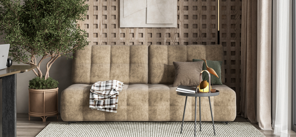 Диван Босс Мини Велюр Роял тауп