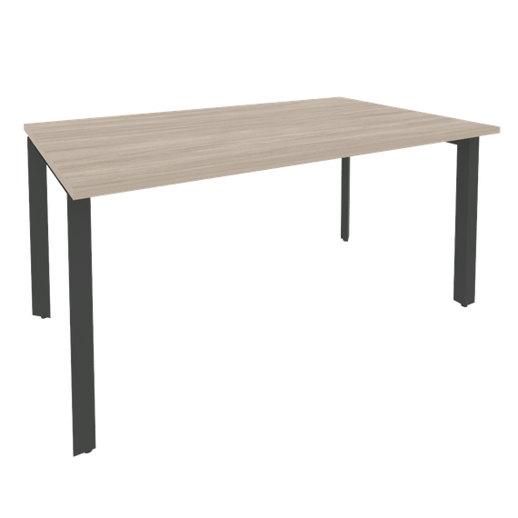 Onix Стол переговорный O.MP-PRG-1.4 Дуб Аттик/Металл Антрацит 1580*980*750