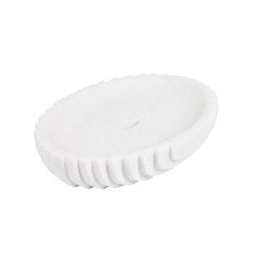 Мыльница из белого искусственного камня Ateneas