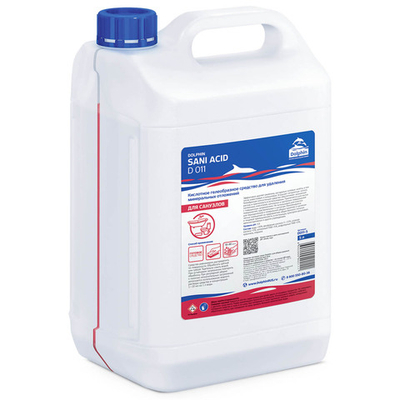 Средство моющее DOLPHIN Sani-Acid D011-5 гель, кислотное, д/удаления минеральных отложений 5л