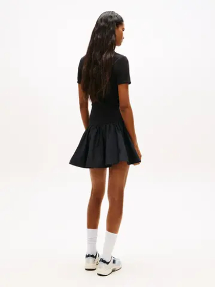 Платье женское TOMMY JEANS TJW RIB POPLIN POLO