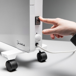 Конвектор электрический MTX КМ-2000.2, 2000 Вт, X-образный нагреватель, колеса, термостат, 98126