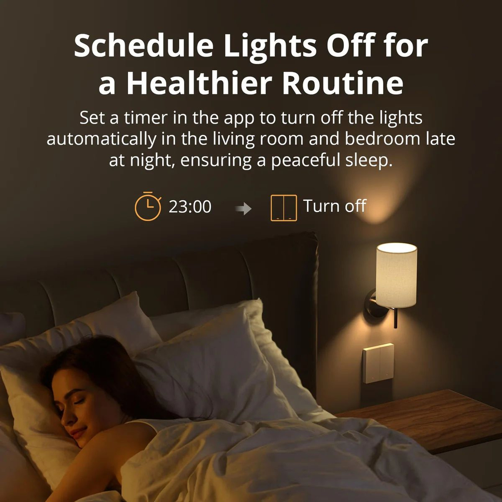 Умный Zigbee выключатель Sonoff ZBM5-1C-86W