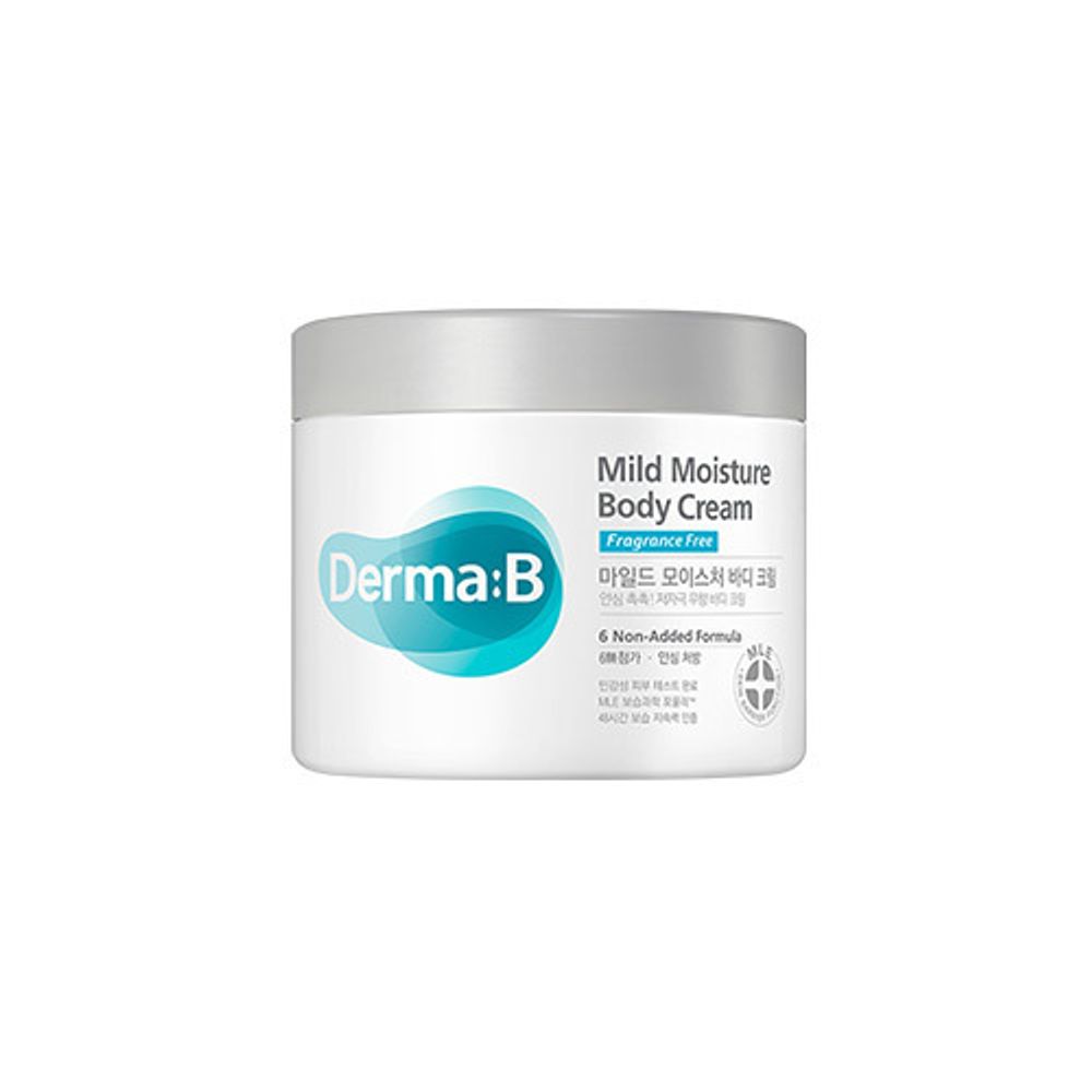 Мягкий увлажняющий крем для тела Derma:B Mild Moisture Body Cream 430 мл