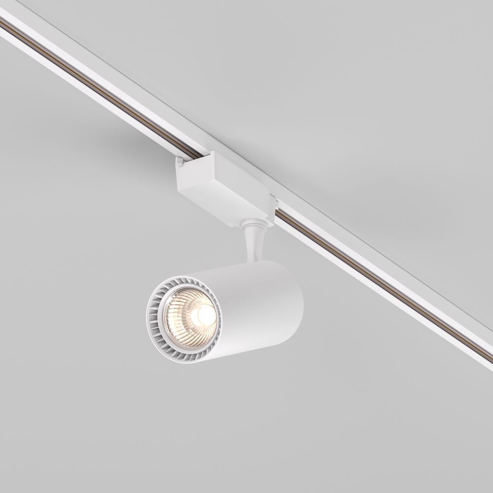 Трековый однофазный светодиодный светильник Maytoni Unity Vuoro TR003-1-36W3K-W-W