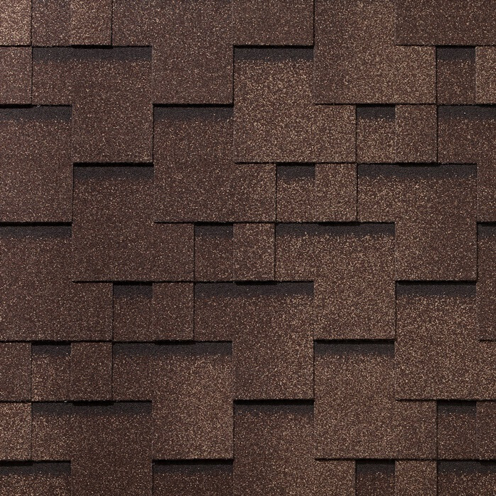 Черепица гибкая Roofshield P-M-34 Premium Модерн Лесной орех