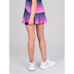 ОДЕЖДА ДЛЯ ТЕННИСА Девочки, Юбка BIDI BADU COLORTWIST PRINTED WAVY JUNIOR SKORT .