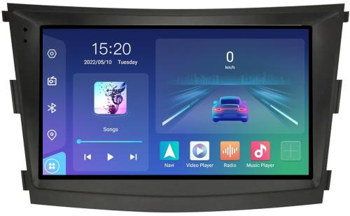 Магнитола для SsangYong Tivoli, XLV 2016+ - Parafar PF011U2K на Android 13, Быстрая, QLED+2K, CarPlay, 4G SIM-слот