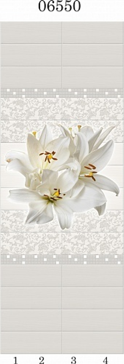 Панель ПВХ фотопечать 3D Panda Эдем 2700х250 мм