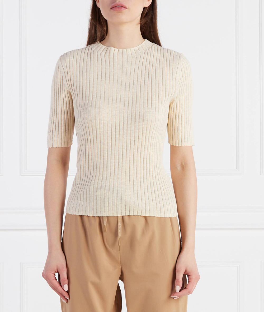Свитер Pullover cropped Marc O' Polo - кремовый(303 5010 62027)