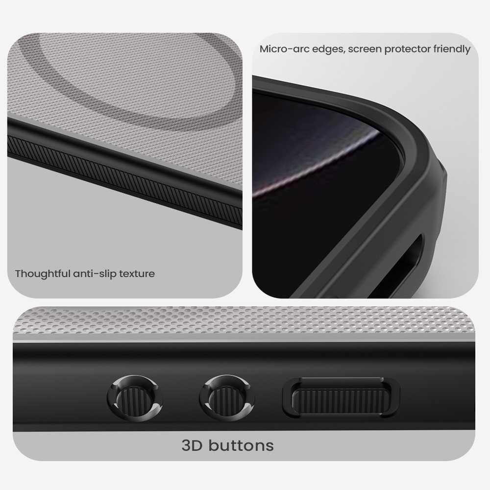 Чехол серый тонированный c MagSafe для Xiaomi 17 Ultra, серия Super Frosted Shield Pro Magnetic (Clear version) от Nillkin